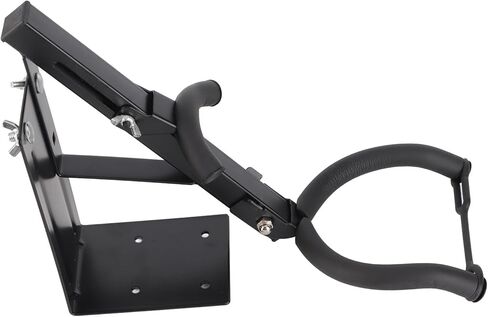 Drfeify Saxophone Wall Mount Stand, Adjustable Metal Holder with Protective Sponge, Alto Tenor Sax Display in Kuwait