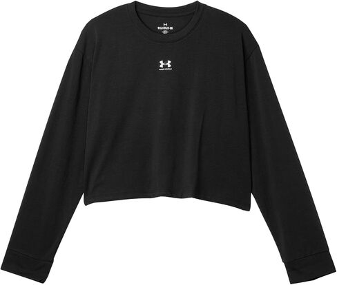 تي شيرت Under Armour Girls Rival Boxy بأكمام طويلة (للأطفال الكبار) in Saudi Arabia