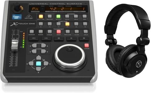 Behringer X-TOUCH ONE سطح تحكم عالمي مع محرك حساس للمس، حزمة مع سماعات رأس TAPH100 in Kuwait