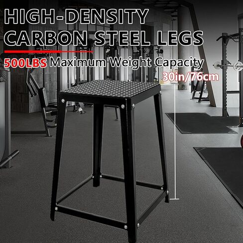 Plyometric Jump Box,12/18/24 Inch Anti-slip Plyo Box,Exercise Box Jump,Fitness Step Up Box Set for Home Gym Training in Kuwait