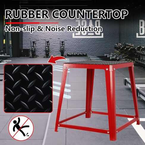 Plyometric Jump Box,12/18/24 Inch Anti-slip Plyo Box,Exercise Box Jump,Fitness Step Up Box Set for Home Gym Training in Kuwait