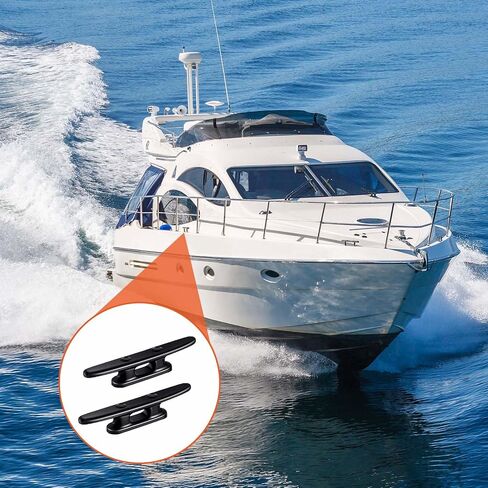 Nylon Boat Cleats Dock Cleats Black 3 Inch 4 Inch 6 Inch Boat Ties,Kayak Rope Tie Cleat,Rope Cleat,Kayak Cleat for Boat Docks,Kayaks,Marine,Nautical Decor in Saudi Arabia