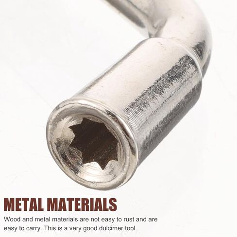 Dulcimer Wrench Tool with Handle Metal Head Compact Handheld Spanner for Precise Instrument Tone Tuning and Reliable Dulcimer in Kuwait