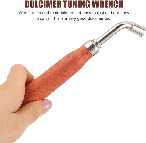 Dulcimer Wrench Tool with Handle Metal Head Compact Handheld Spanner for Precise Instrument Tone Tuning and Reliable Dulcimer in Kuwait