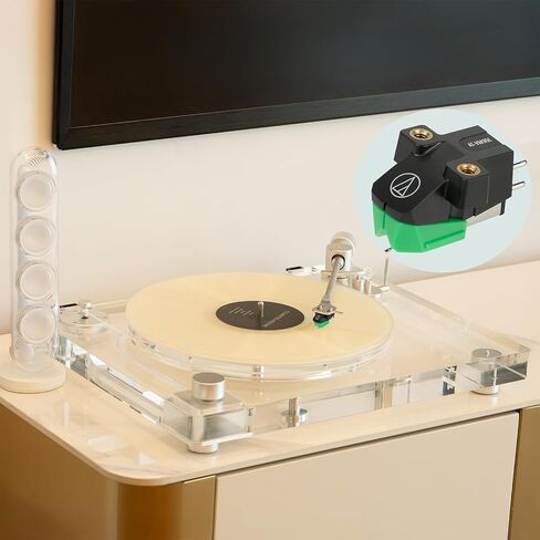 قلم بديل مغناطيسي متحرك مزدوج AT-VMN95E لخرطوشة Audio-Technica VM95E - متوافق مع القرص الدوار AT-LP120X-USB in Saudi Arabia