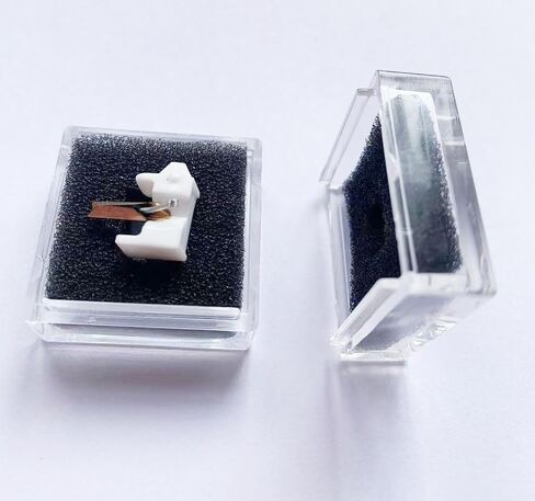 Turntable Diamond Replacement Stylus Needle For Shure M44E M55E N55E M80E AP76 DYNATRON 105 N44-7 DUAL GARRARD Cartridges Phonograph Accessories in Saudi Arabia
