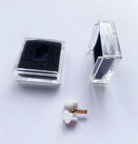 Turntable Diamond Replacement Stylus Needle For Shure M44E M55E N55E M80E AP76 DYNATRON 105 N44-7 DUAL GARRARD Cartridges Phonograph Accessories in Saudi Arabia
