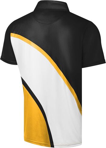 FOCO NFL Exclusive Action Curved Polyester Polo Shirt with Official Team Graphics, Moisture-Wicking Fabric, Athletic Fit in Saudi Arabia