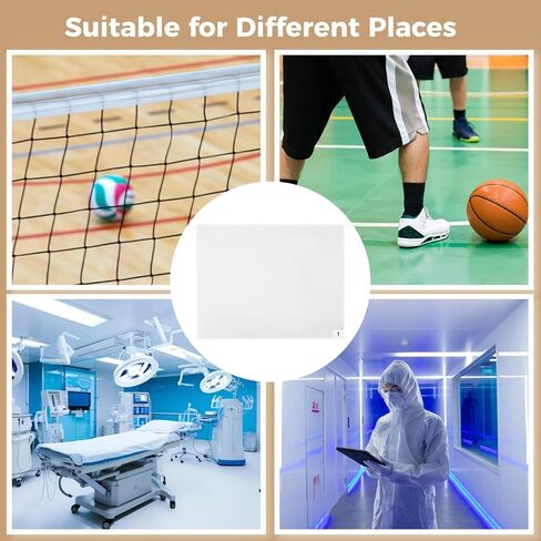 10 Packs 300 Sheets Basketball Adhesive Floor Mat 17.3" x 13.4" Clear Sticky Mats Replacement Grip Construction Mats Remove Dirt for Basketball Court Laboratory Hospital in Saudi Arabia