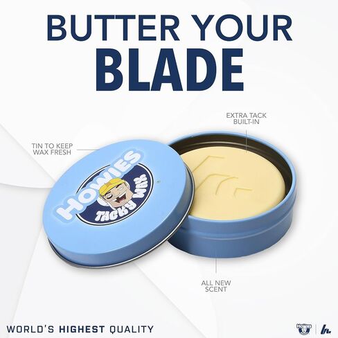 Howies Tacky Wax 3-Pack- Sticky Hockey Stick Wax, High Performance, Made in USA in Saudi Arabia