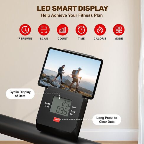 Stair Stepper for Home Gym Exercise, Compact Folding Cardio Stair Climber for Full-Body Workout, Vertical Climber Machine, Extended Step Range in Saudi Arabia