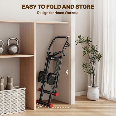 Stair Stepper for Home Gym Exercise, Compact Folding Cardio Stair Climber for Full-Body Workout, Vertical Climber Machine, Extended Step Range in Saudi Arabia