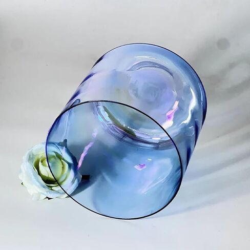 8 Inch Blue Space light Alchemy Crystal singing bowl, Chakra Bowl Sound Bowl Chime Bowl, Gift For Yoga Meditation & Sound Healing, With Free Acrylic Striker & O-ring(F Note) in Kuwait