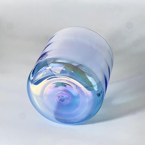 8 Inch Blue Space light Alchemy Crystal singing bowl, Chakra Bowl Sound Bowl Chime Bowl, Gift For Yoga Meditation & Sound Healing, With Free Acrylic Striker & O-ring(F Note) in Kuwait