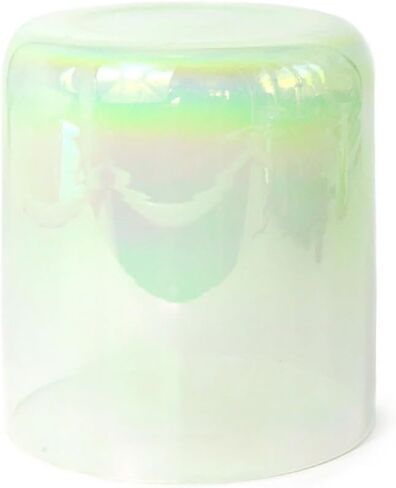 وعاء الغناء الكريستالي الكيميائي بلون اللؤلؤ الأخضر مقاس 8 بوصة، وعاء الصوت، هدية لتأمل اليوجا وشفاء الصوت، مع مهاجم أكريليك مجاني وحلقة دائرية (ملاحظة F) in Kuwait