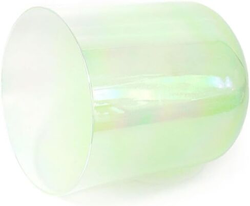 وعاء الغناء الكريستالي الكيميائي بلون اللؤلؤ الأخضر مقاس 8 بوصة، وعاء الصوت، هدية لتأمل اليوجا وشفاء الصوت، مع مهاجم أكريليك مجاني وحلقة دائرية (ملاحظة F) in Kuwait