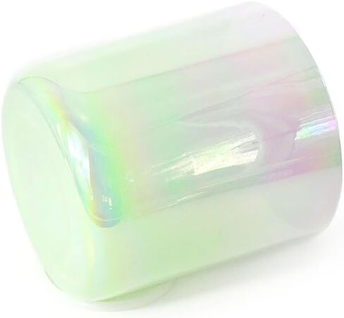 وعاء الغناء الكريستالي الكيميائي بلون اللؤلؤ الأخضر مقاس 8 بوصة، وعاء الصوت، هدية لتأمل اليوجا وشفاء الصوت، مع مهاجم أكريليك مجاني وحلقة دائرية (ملاحظة F) in Kuwait