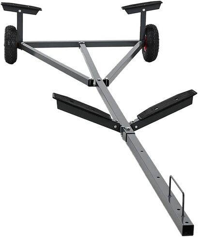 YAFF قارب مقطورة فضية 302 × 107 × 42 سم فولاذ، المركبات وقطع الغيار، قطع غيار المركبات وملحقاتها، تخزين المركبات والبضائع، مقطورات السيارات، مقطورات القوارب، 42000850 in Kuwait