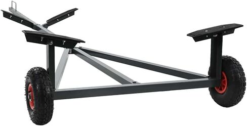 YAFF قارب مقطورة فضية 302 × 107 × 42 سم فولاذ، المركبات وقطع الغيار، قطع غيار المركبات وملحقاتها، تخزين المركبات والبضائع، مقطورات السيارات، مقطورات القوارب، 42000850 in Kuwait