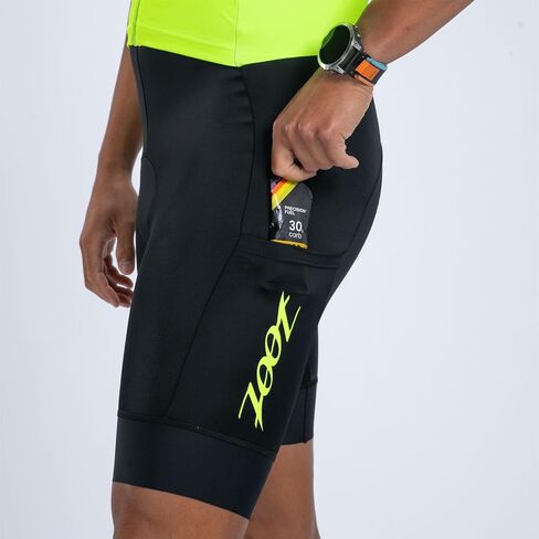 بدلة رياضية للرجال من Zoot بدون أكمام Tri Aero SLVS FZ، بدلة Triathlon سريعة الجفاف بدون أكمام مع شامواه وتخزين السباق in Kuwait