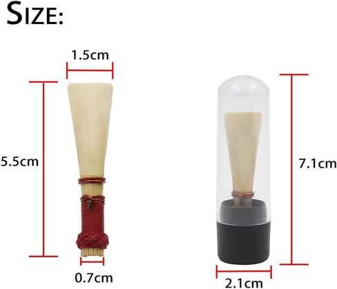 Wind Instrument Accessories Bassoon Reed Natural Reed Reed Portable Bassoon Whistle Reed in Saudi Arabia
