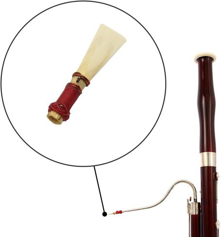 Wind Instrument Accessories Bassoon Reed Natural Reed Reed Portable Bassoon Whistle Reed in Saudi Arabia