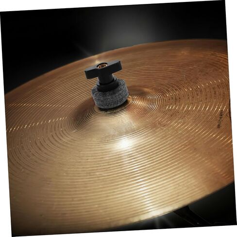Toyvian 1set Cymbal Stand Accessories Drum Kit Mounts Felt Pads and Plastic Sleeves for Secure Cymbal Placement and in Saudi Arabia