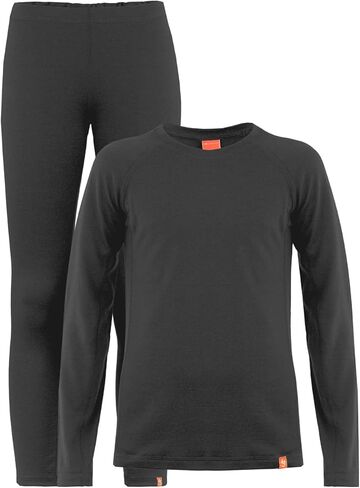 Wooly Unisex Kids 100% Merino Wool Base Layer Set Thermal Underwear Sets for Girls and Boys in Saudi Arabia