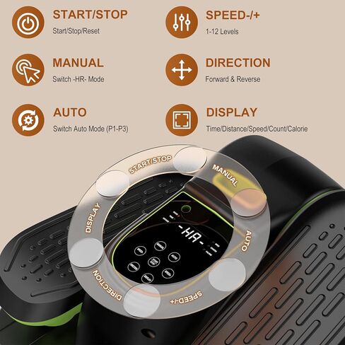 VIVURN® 028 تحت المكتب بيضاوي الشكل 12 سرعة 5 أوضاع تمرين الساق بمحرك أثناء الجلوس لكبار السن كما نشاهد على التلفزيون، تمرين دواسة كهربائية منخفضة التأثير مع حصيرة غير قابلة للانزلاق هادئة للمنزل والمكتب in Kuwait