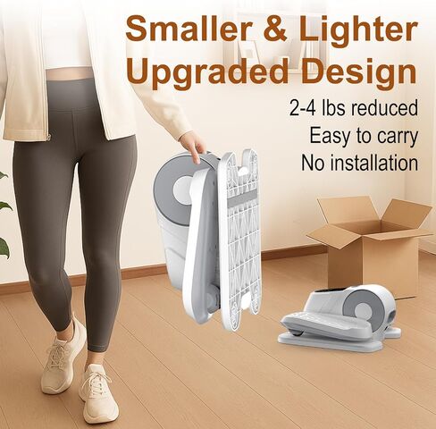 VIVURN® 028 Under Desk Elliptical 12 Speed 5 Modes Motorized Leg Exerciser While Sitting for Seniors As Seen on TV Low Impact Electric Pedal Exerciser with Non-Slip Mat Quiet for Home and Office in Kuwait