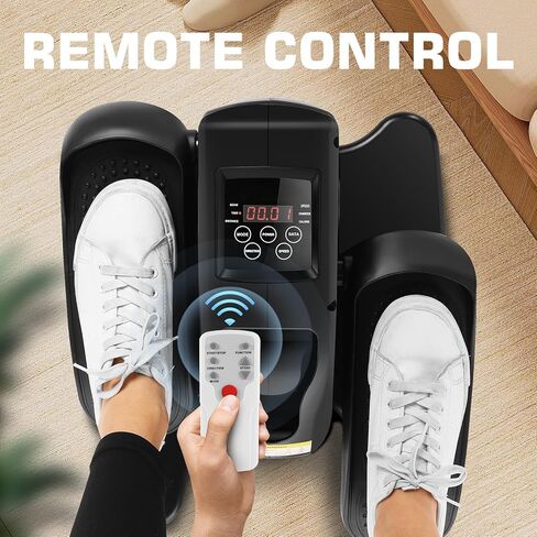 ANCHEER Under Desk Elliptical Machine, Electric Seated Pedal Exerciser as Seen on, Mini Elliptical Machines for Seniors, LCD Display Monitor, Portable Quiet Elliptical Machine, Leg Exerciser for Home in Saudi Arabia