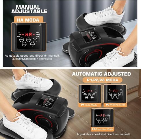 ANCHEER Under Desk Elliptical Machine, Electric Seated Pedal Exerciser as Seen on, Mini Elliptical Machines for Seniors, LCD Display Monitor, Portable Quiet Elliptical Machine, Leg Exerciser for Home in Saudi Arabia
