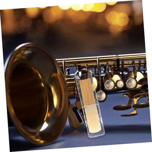10pcs Soprano Saxophone Reeds Durable Wooden Reeds for Enhanced Playability Compatible with Soprano Saxophones Robust Construction for Long Term Use for Musicians and Beginners in Saudi Arabia