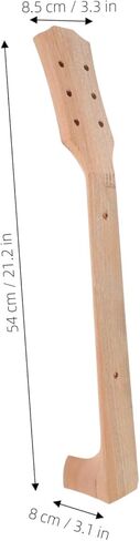 VANZACK Replacement Acoustic Guitar Neck Wood Neck for Classical Guitars Easy Installation Ergonomic Design for Enhanced Playability Artistic Folk Style Luthier Tool in Saudi Arabia