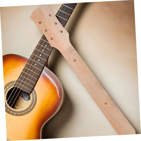 VANZACK Replacement Acoustic Guitar Neck Wood Neck for Classical Guitars Easy Installation Ergonomic Design for Enhanced Playability Artistic Folk Style Luthier Tool in Saudi Arabia