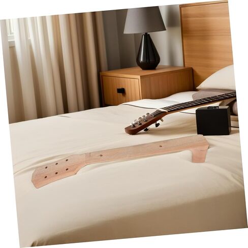 VANZACK Replacement Acoustic Guitar Neck Wood Neck for Classical Guitars Easy Installation Ergonomic Design for Enhanced Playability Artistic Folk Style Luthier Tool in Saudi Arabia