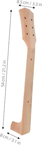 Acoustic Guitar Neck Replacement Kit for Folk Guitars Wood Neck Crafting Supplies with Vintage Design Easy Installation and Maintenance in Saudi Arabia