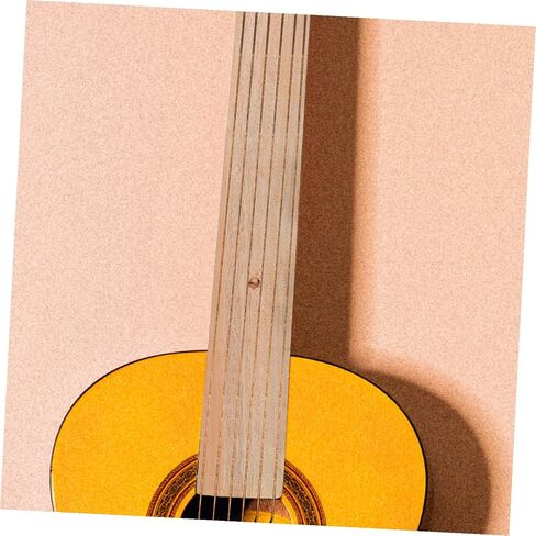 Acoustic Guitar Neck Replacement Kit for Folk Guitars Wood Neck Crafting Supplies with Vintage Design Easy Installation and Maintenance in Saudi Arabia