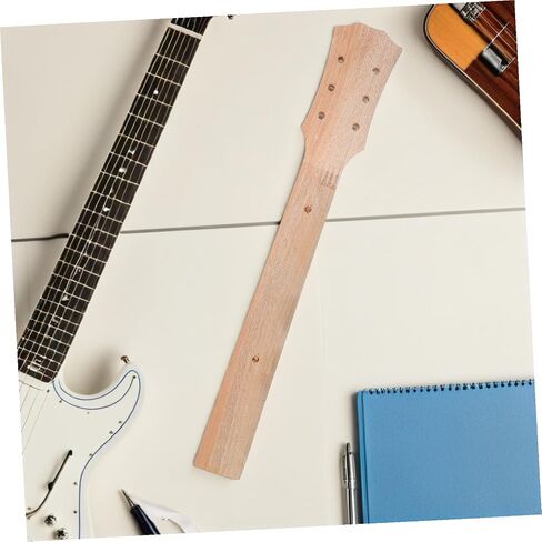 Acoustic Guitar Neck Replacement Kit for Folk Guitars Wood Neck Crafting Supplies with Vintage Design Easy Installation and Maintenance in Saudi Arabia