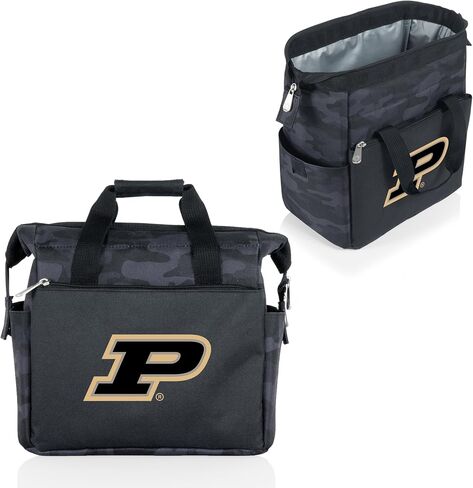 Picnic TIME NCAA Purdue Boilermakers On The Go Lunch Bag Cooler, Soft Cooler Lunch Box, Insulated Lunch Bag, (Black Camo) in Saudi Arabia