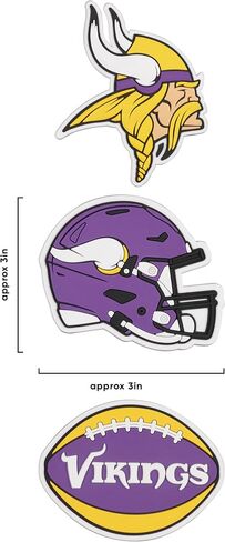 FOCO NFL unisex-adult NFL Team Logo 3-Pack Tailgate Tote Bag Charms in Saudi Arabia