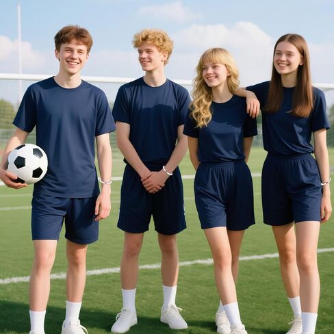 16 مجموعة من الأساور الرياضية لكرة القدم والكرة الطائرة والأساور الرياضية الساحرة وهدايا الفريق سوار مطرز بالفيروز الأبيض الطبيعي مع بطاقة ملهمة للاعبي الرياضة وحفلات التخرج وحفلات أعياد الميلاد in Kuwait