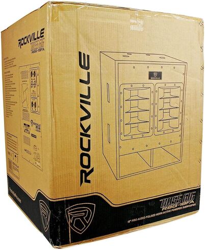Rockville RBG18FA مضخم صوت 18 بوصة 3000 واط يعمل بالطاقة مطوي بوق PA/DJ Sub + Riser in Saudi Arabia