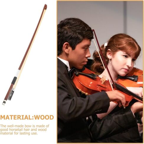 Violin Bow Replacement 1/10 1/16 Stunning Fiddle Bow for Violinists Fiddlers of All Skill Levels in Kuwait