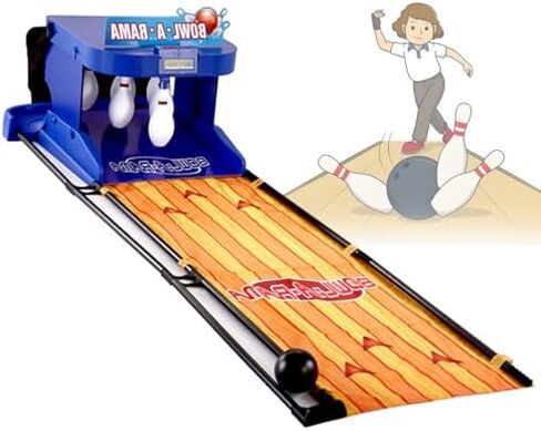 Electronic Bowling Machine - Indoor Bowling Game Console with LED Scoreboard, Automatic Reset Feature & 3.5m Lane, Perfect for Family Fun & Sports Enthusiasts in Saudi Arabia