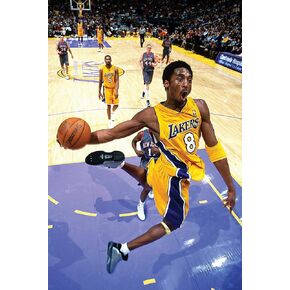 Inkvision Kobe Bryant Dunking - Sports/Basketball Poster - Measures 16 x 24 inches in Saudi Arabia