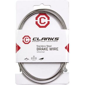 Clarks Stainless Steel Brake Wire - 3060mm Universal Steel Brake Cable for Front and Rear Brakes for Mountain Bikes (MTB), Hybrid and Road Bikes in Saudi Arabia