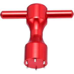 HARFINGTON Golf Putter Wrench Aluminum Alloy 6 Pin Hole Tool Red, 71mm x 80mm (2.8" x 3.15") in Kuwait