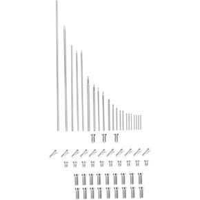 مجموعة واحدة من أدوات إصلاح المزمار مع مسامير عصي عمود ملولبة لصيانة أدوات النفخ الخشبية، ملحقات المزمار الأساسية لسهولة الإصلاح واستبدال الفلين in Kuwait