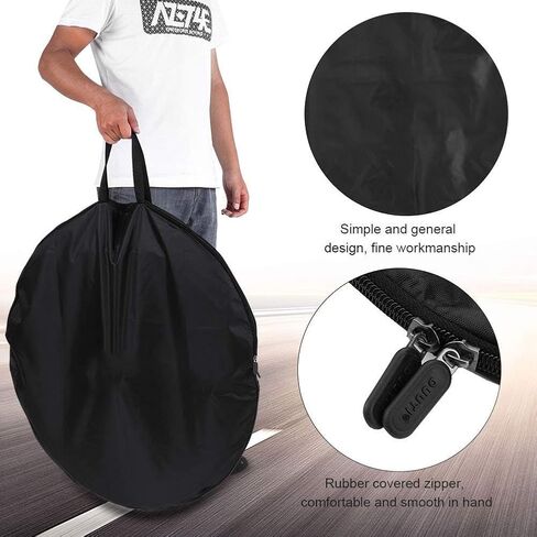 Bicycle Wheel Bag, Cycling Carrying Package Bags Nylon Material Bike Wheel Travel Case Accessories MTB Wheel Set for Road Mountain Bike in Saudi Arabia
